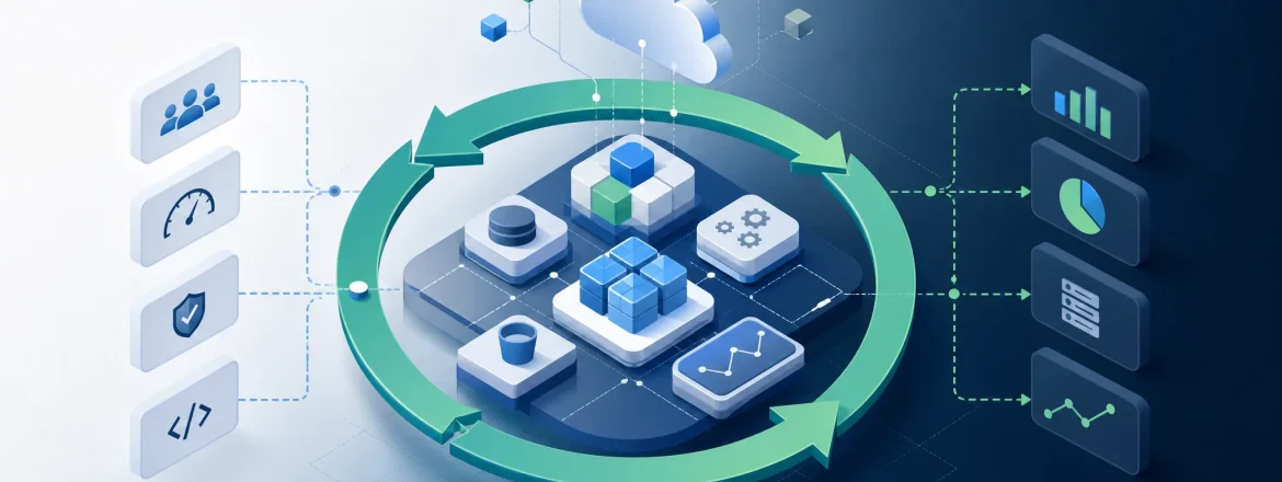 Editorial technical illustration for cloud economics decision-making.